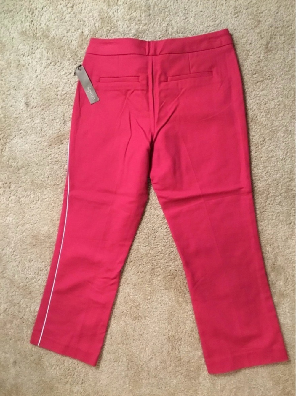 crosby. Hot Pink Sports Leggings with White Trim